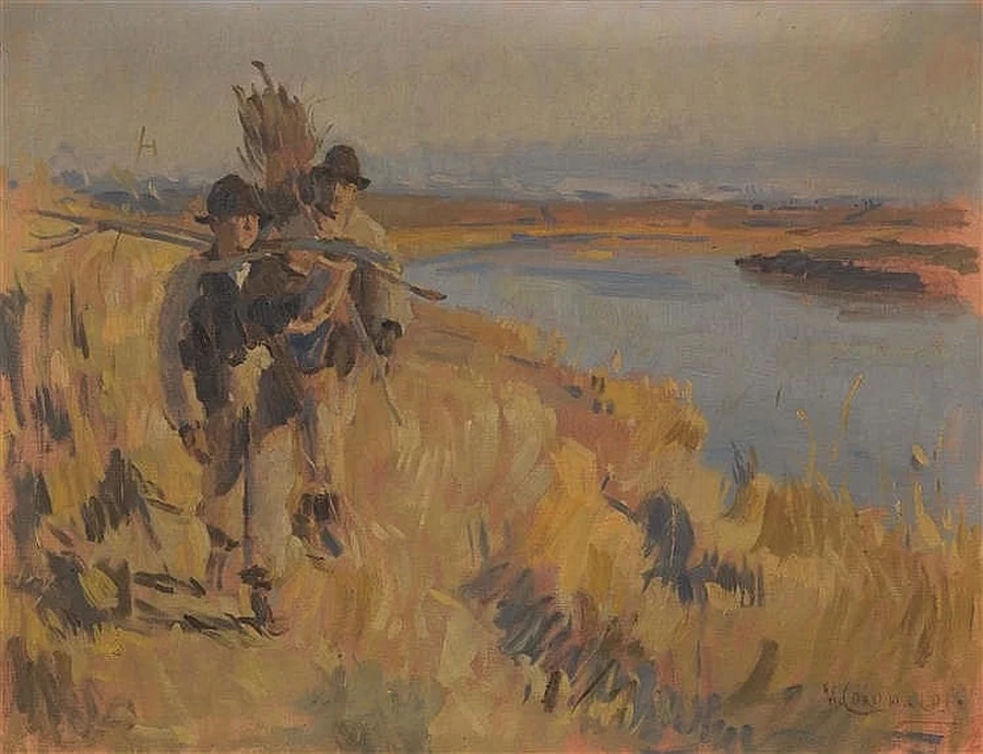 Contadini alla palude